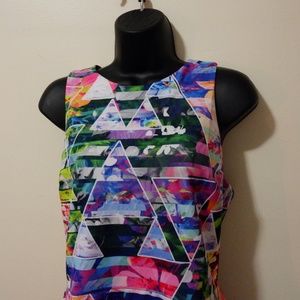 COPY - Amanda Uprichard Madison Multi Silk A-Line NWT